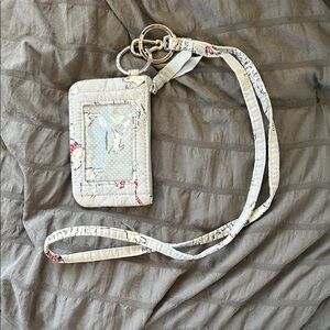 Vera Bradley Quilted Lanyard Wallet